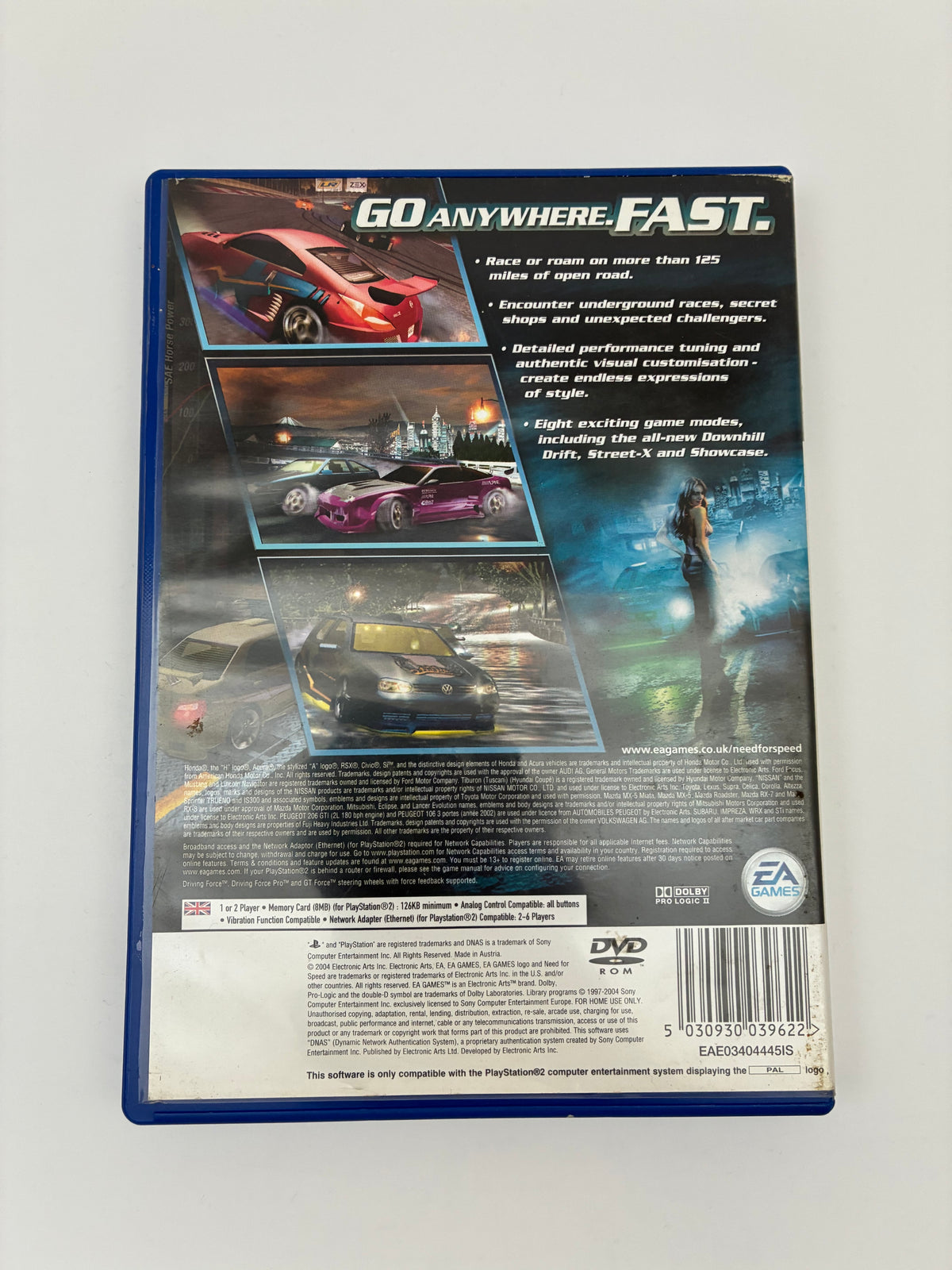 Need for Speed Underground 2 – PlayStation 2 (PS2) PAL – Complete with Manual