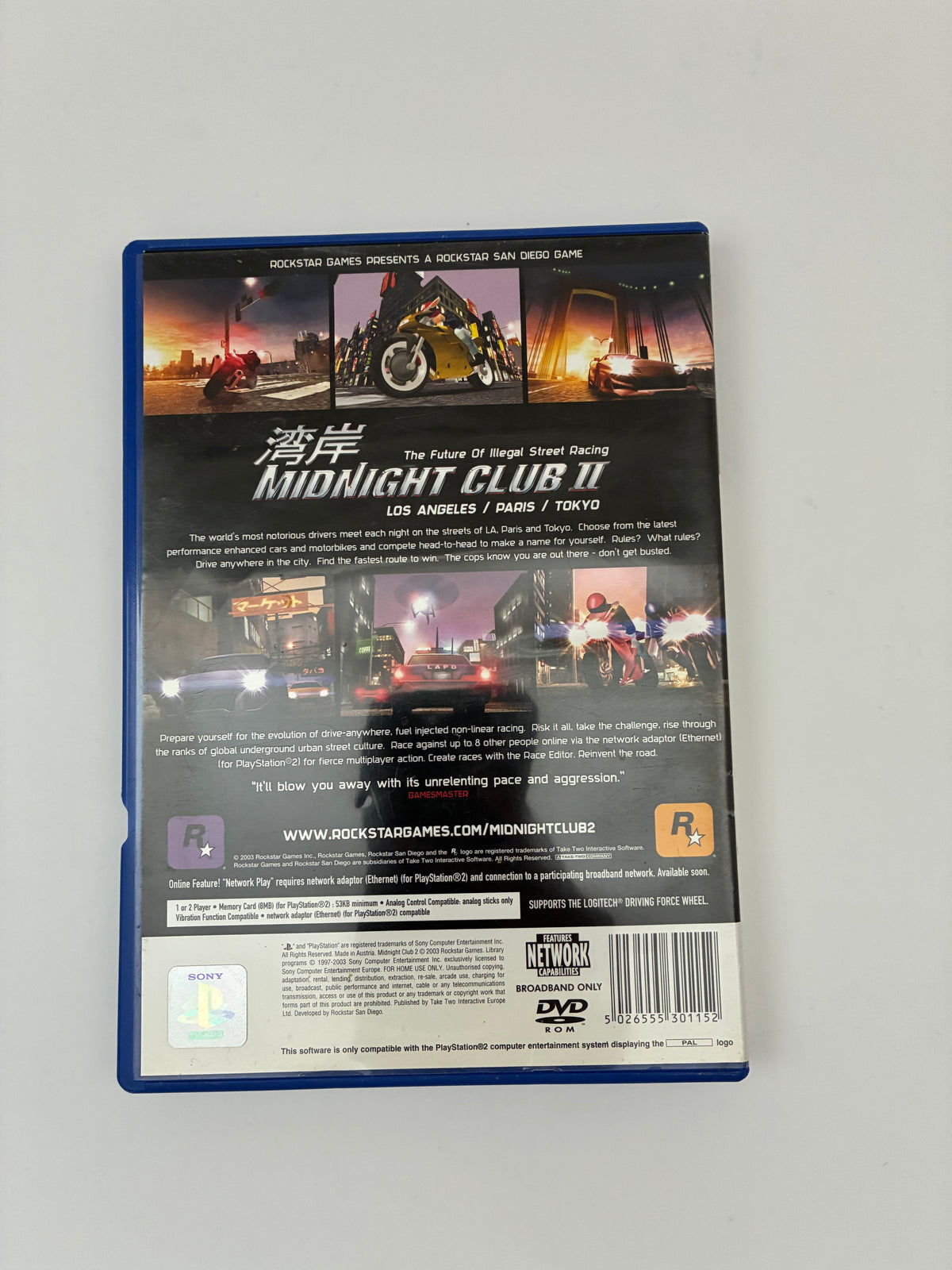 Midnight Club II PlayStation 2