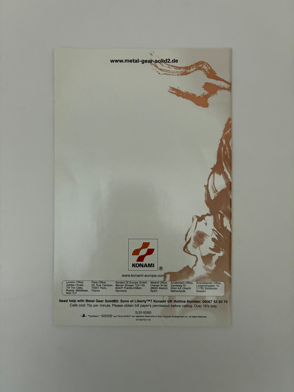 Metal Gear Solid 2: Sons of Liberty PlayStation 2