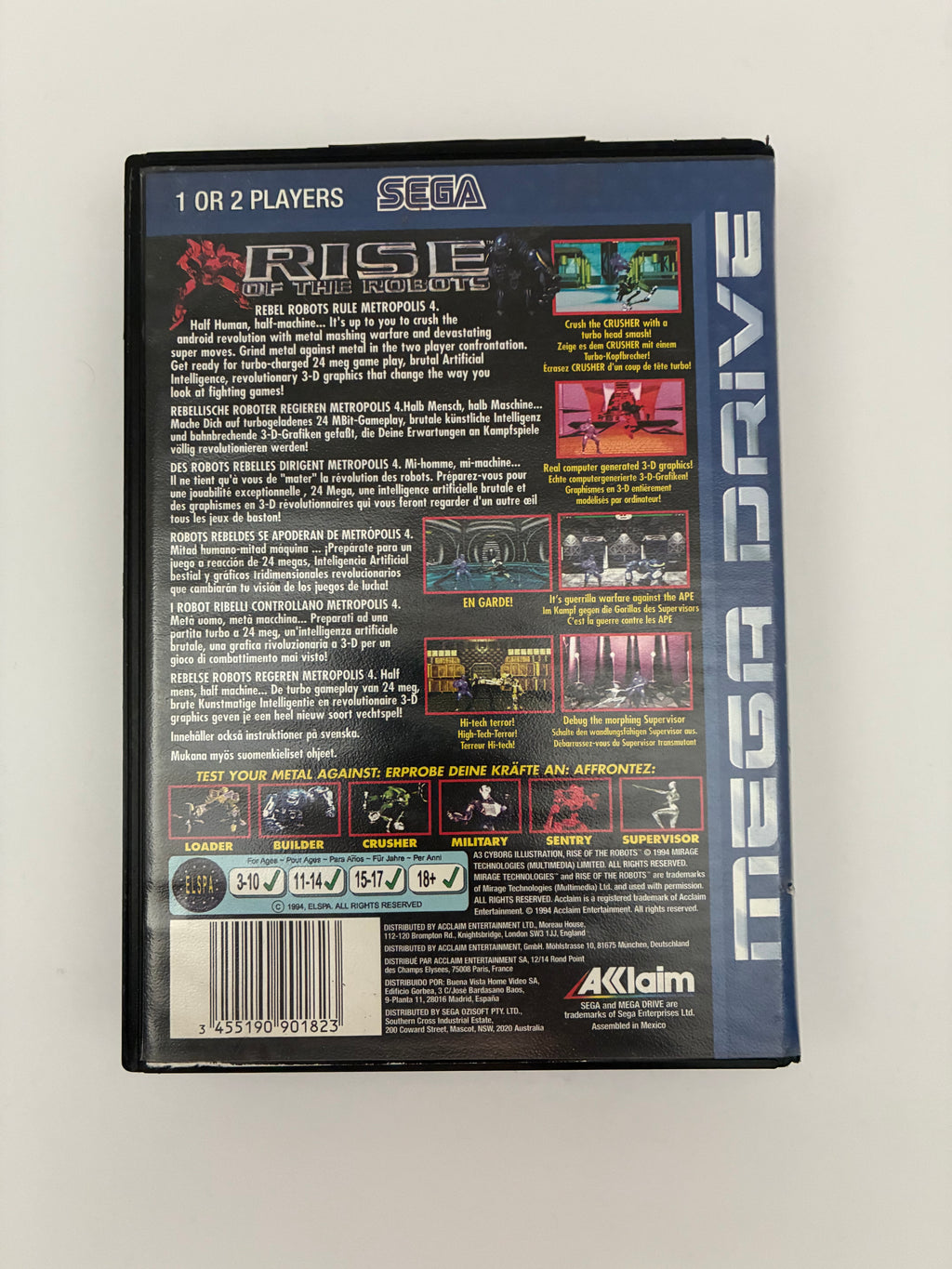 Rise of the Robots – Sega Mega Drive