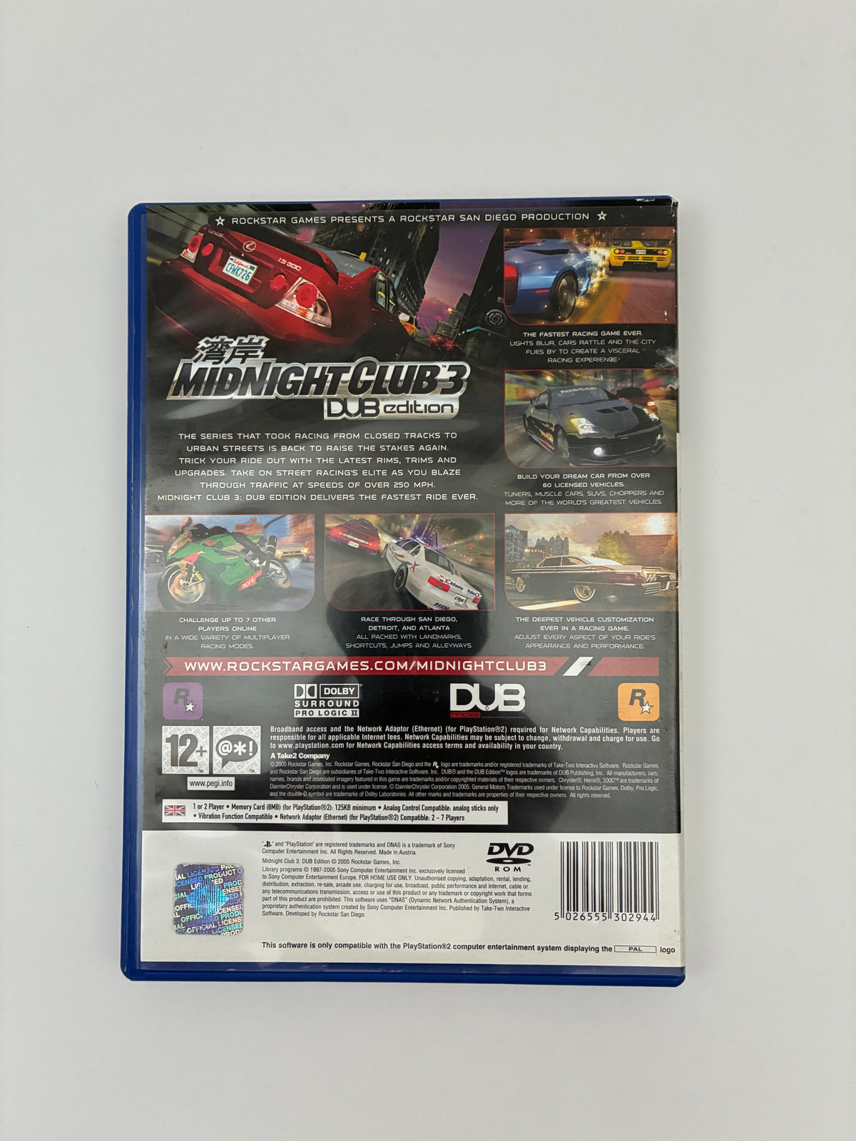 Midnight Club 3: DUB Edition PlayStation 2