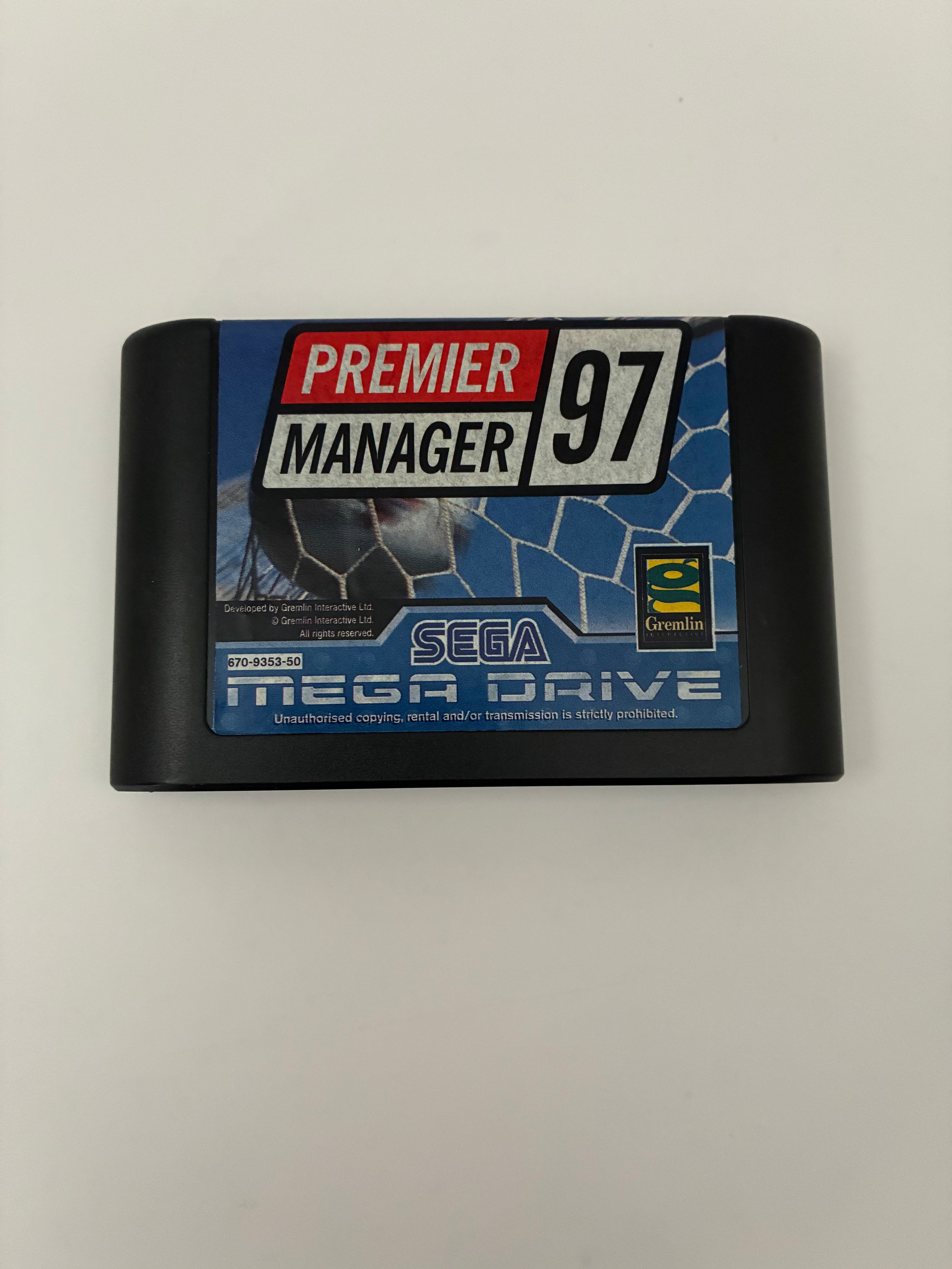 Premier Manager 97 - Sega Mega Drive