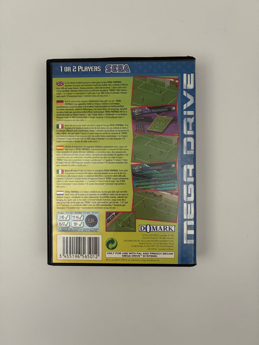 Total Football – Sega Mega Drive