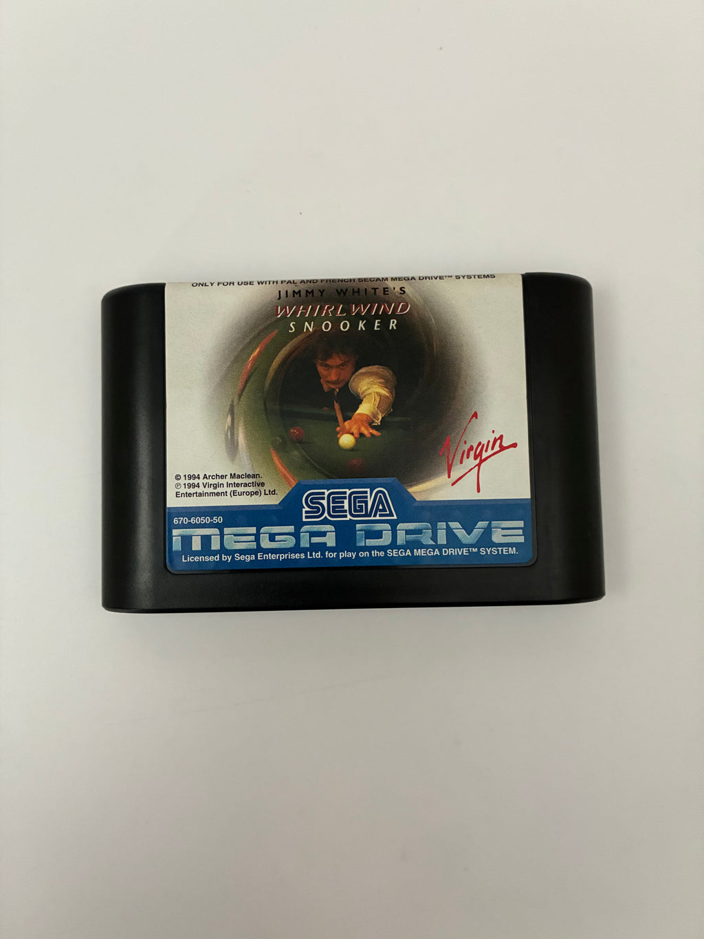 Jimmy White's Whirlwind Snooker - Sega Mega Drive