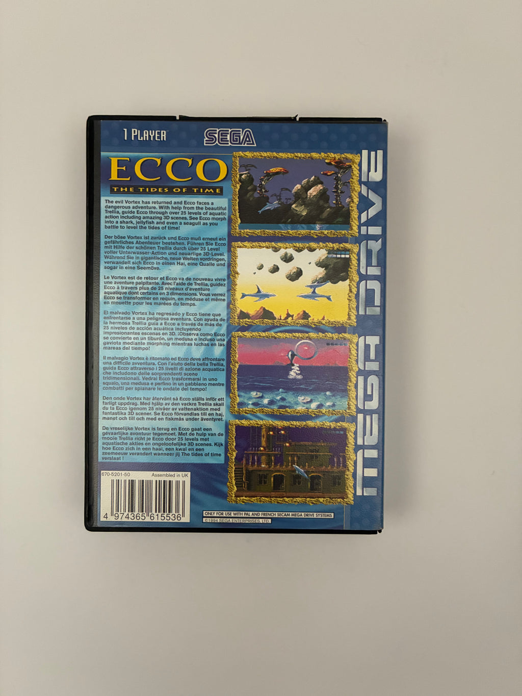 Ecco: The Tides of Time – Sega Mega Drive