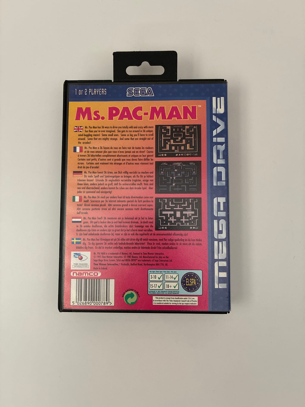 Ms. Pac-Man – Sega Mega Drive