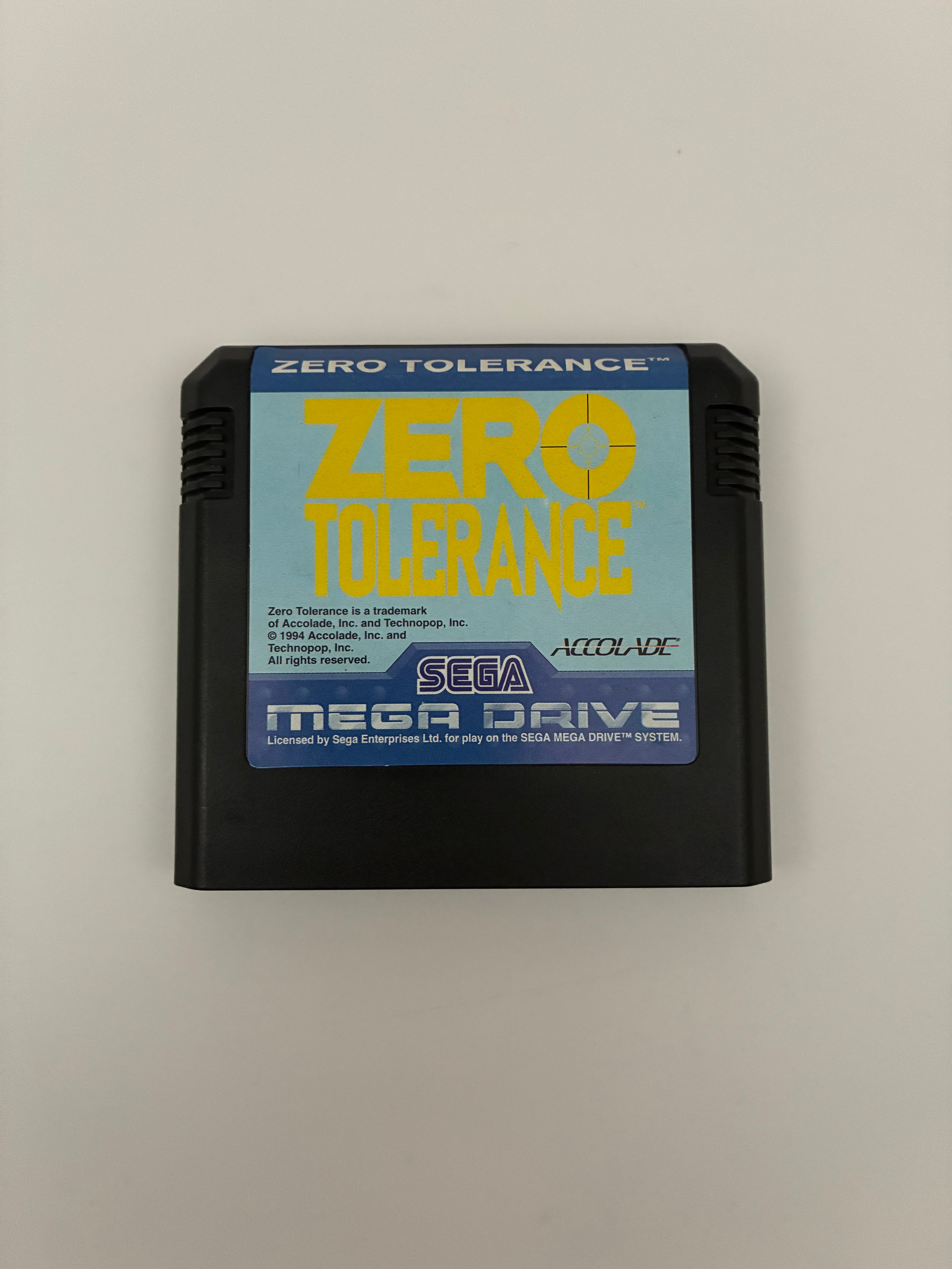 Zero Tolerance – Sega Mega Drive