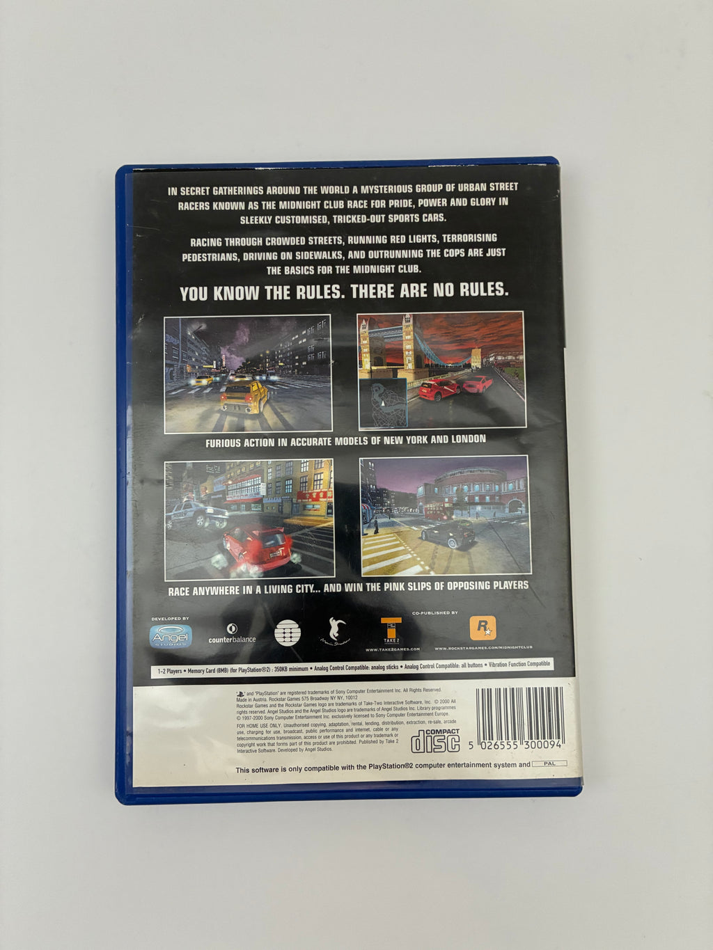 Midnight Club: Street Racing PlayStation 2