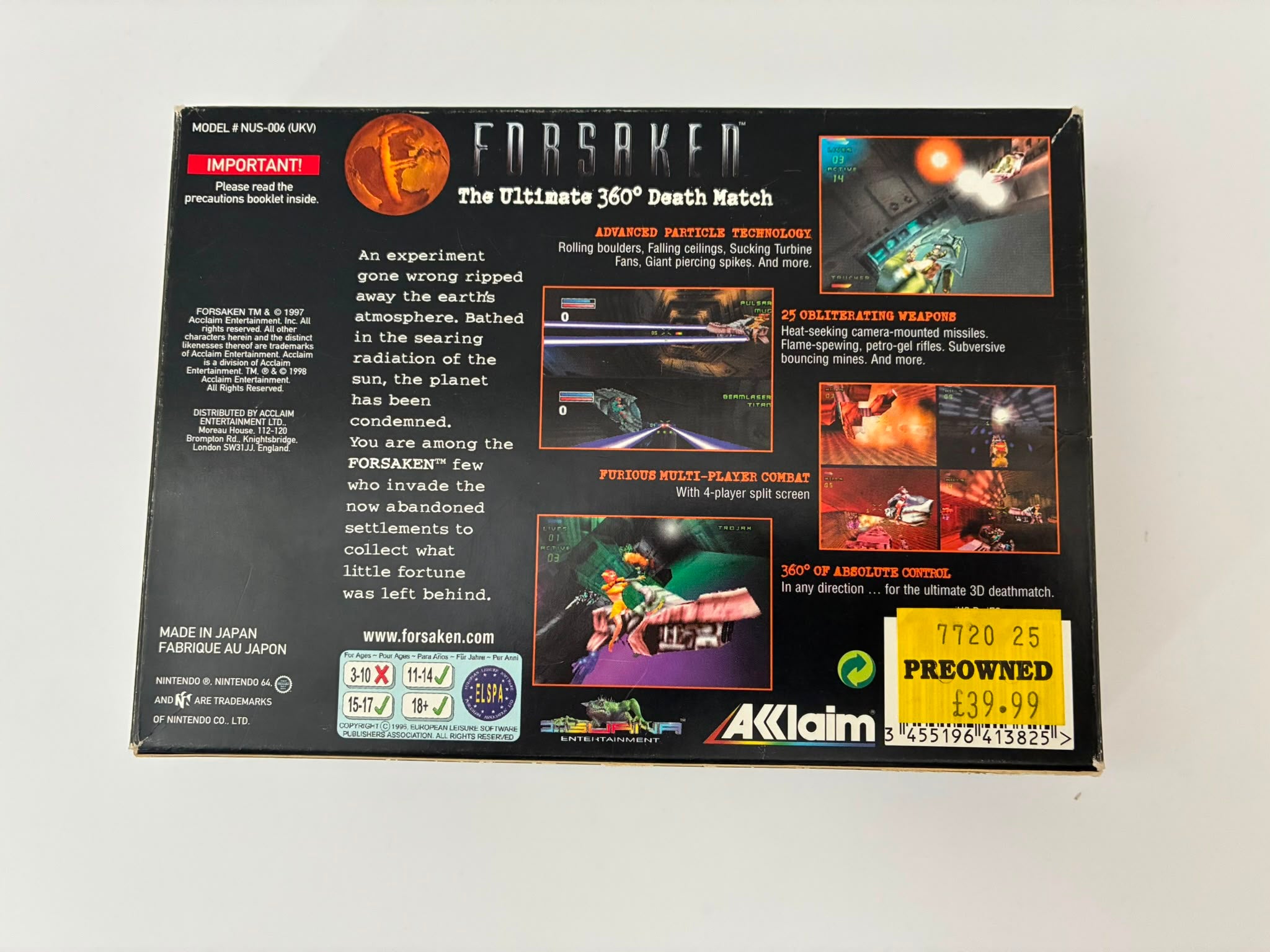 Forsaken Nintendo 64