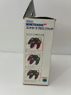Nintendo 64 Black Controller Boxed Japanese Genuine OEM