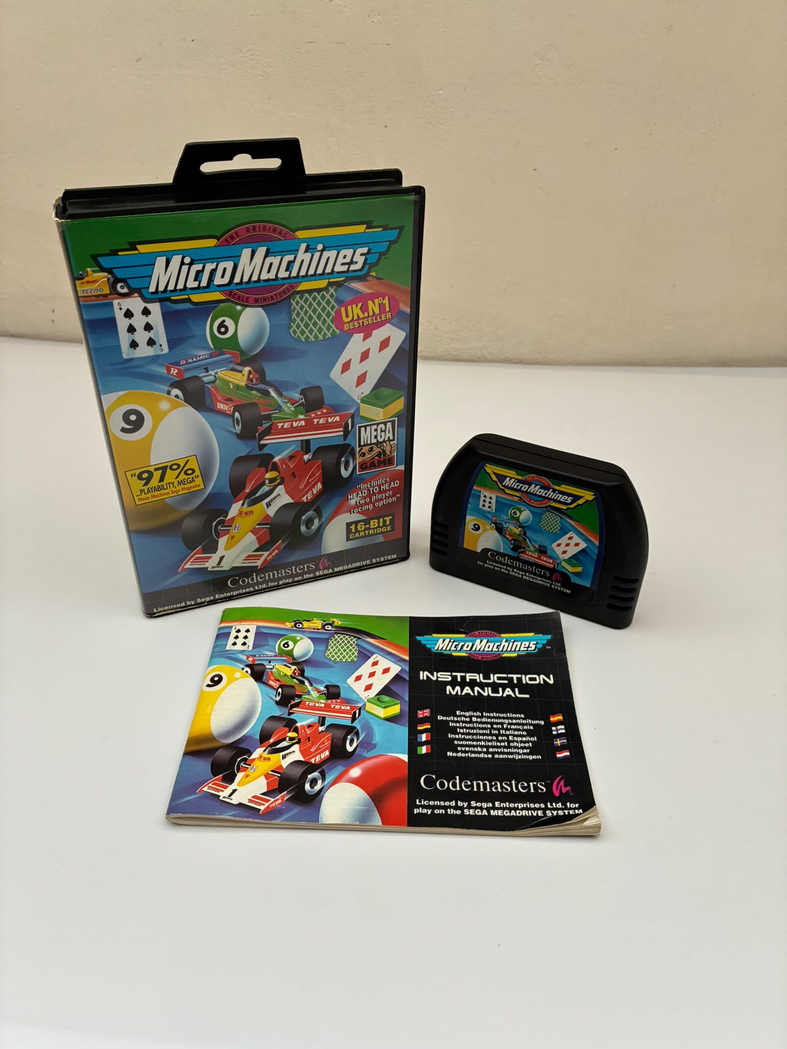 Micro Machines Sega Mega Drive