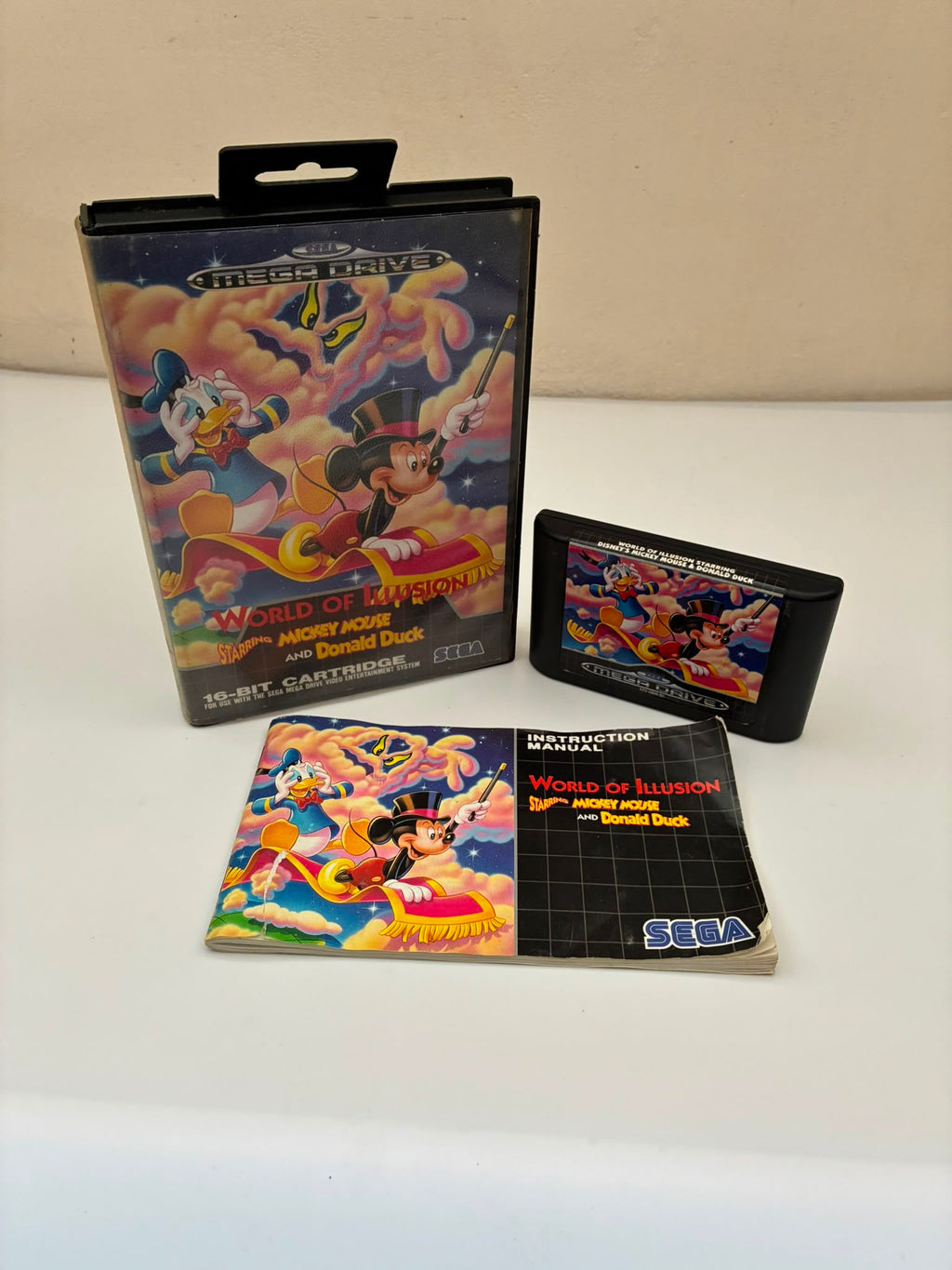 World of Illusion Starring Mickey Mouse & Donald Duck Sega Mega Drive