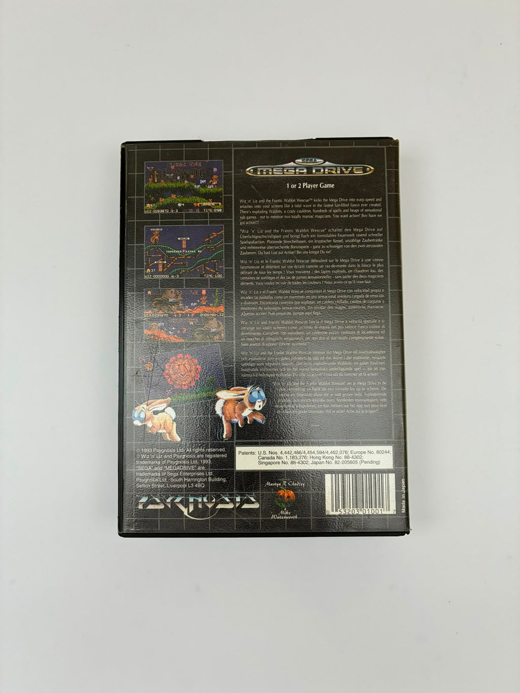 Wiz ‘n’ Liz The Frantic Wabbit Wescue Sega Mega Drive