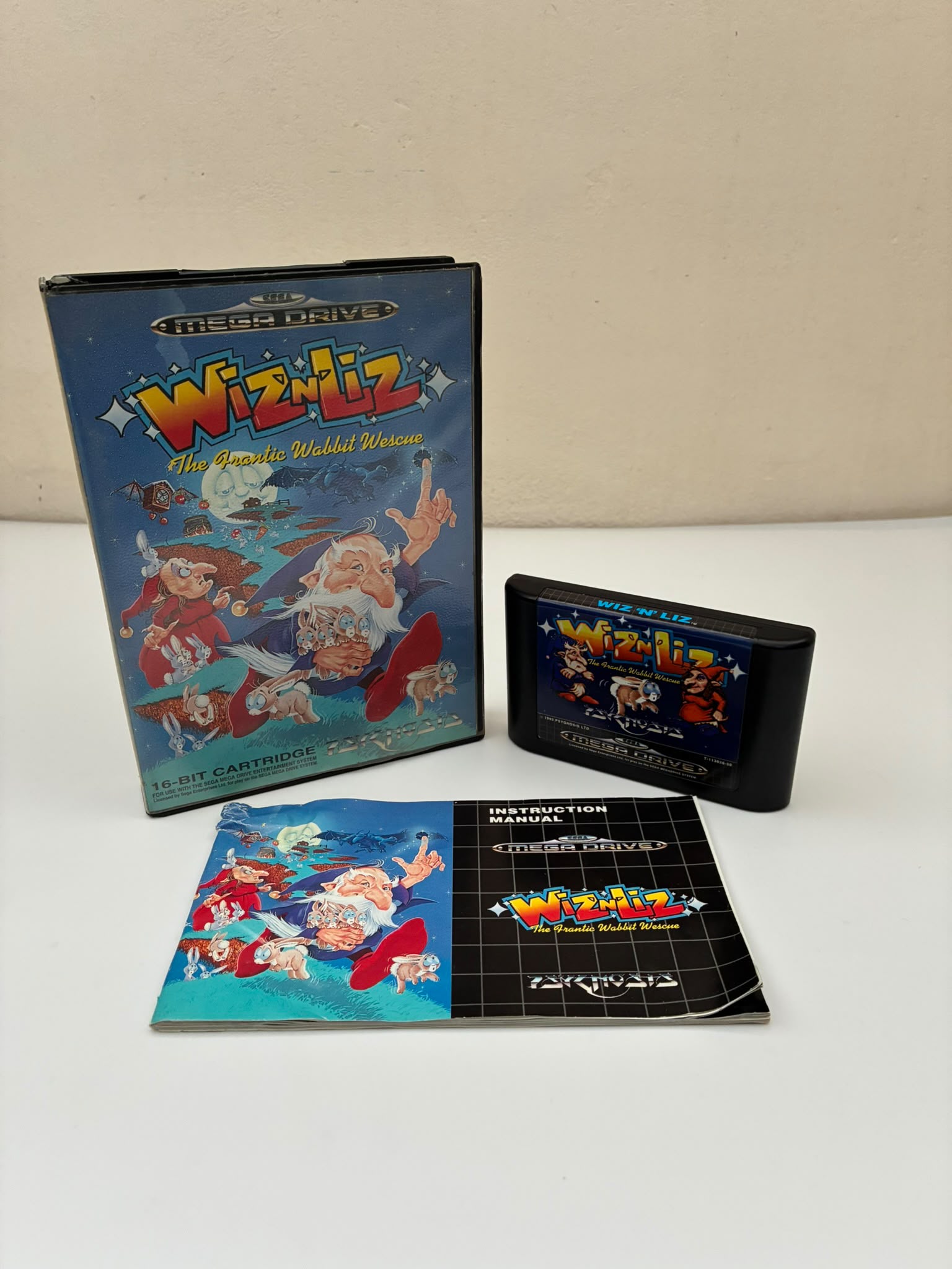 Wiz ‘n’ Liz The Frantic Wabbit Wescue Sega Mega Drive