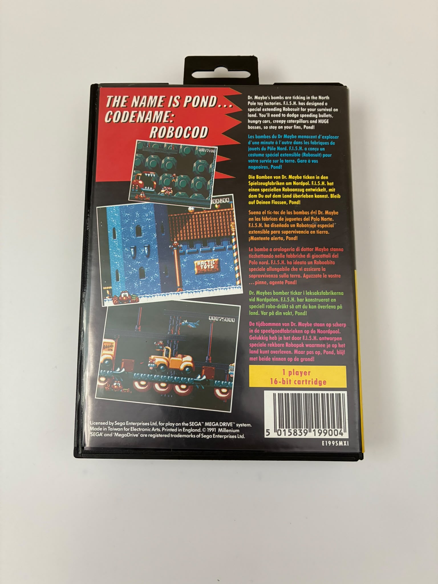James Pond II Codename Robocod Sega Mega Drive