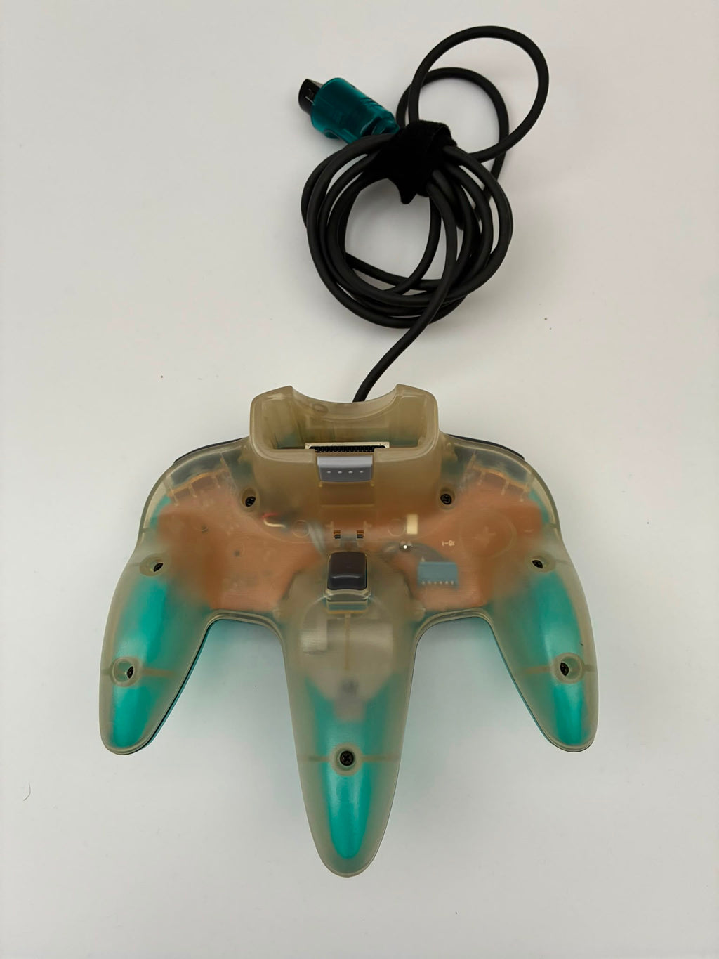 Official Nintendo 64 Clear Blue Controller – Genuine OEM