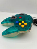 Official Nintendo 64 Clear Blue Controller – Genuine OEM
