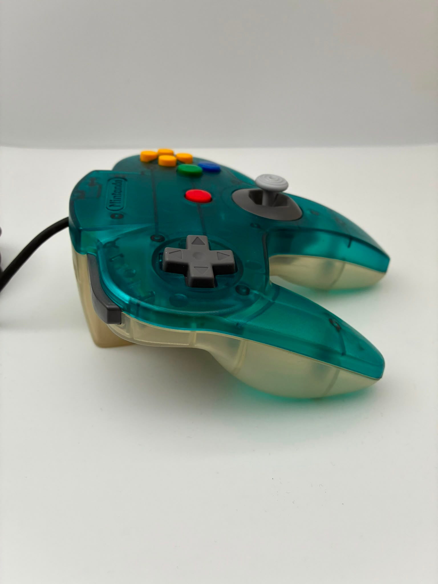 Official Nintendo 64 Clear Blue Controller – Genuine OEM